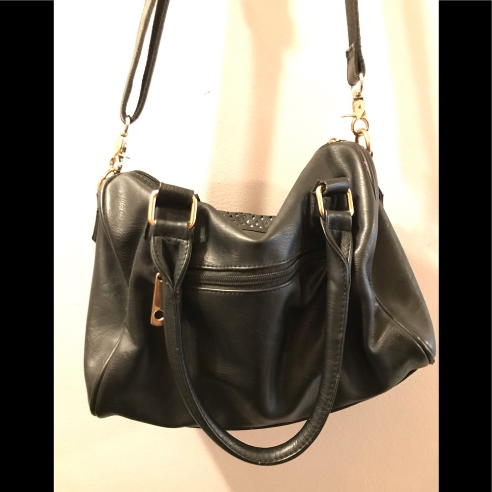 Leather handbag